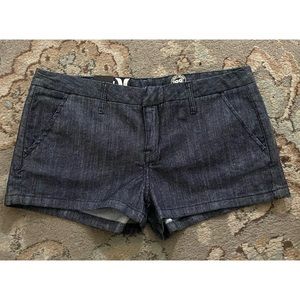 New with tags Hurley Denim 99 Low Rider Shorts. Size 30 / 9